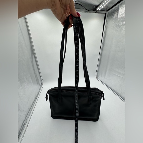 Leather Briefcase Laptop Shoulder Bag Purse Black - Picture 15 of 15